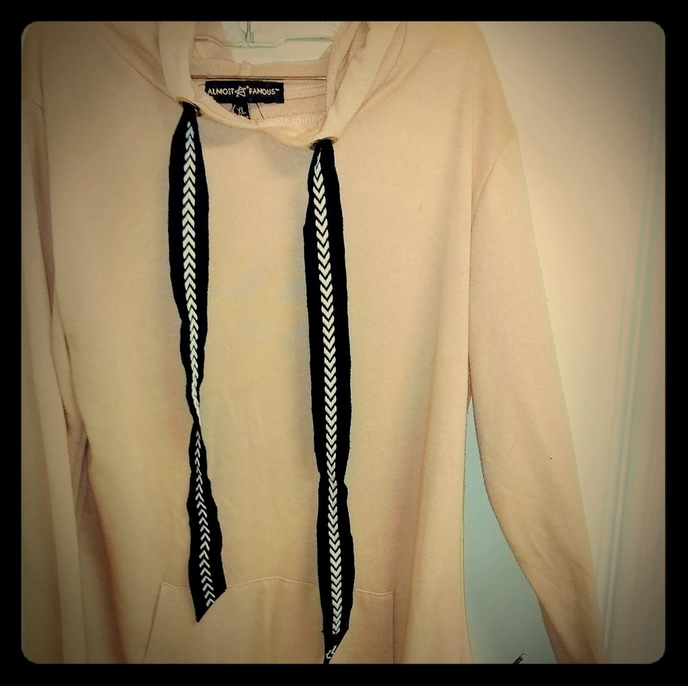 Almost famous pink hooded dress